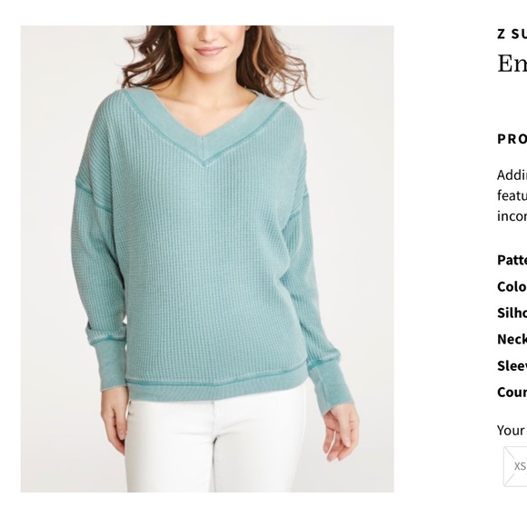 Z Supply Emilia thermal top - Picture 6 of 7